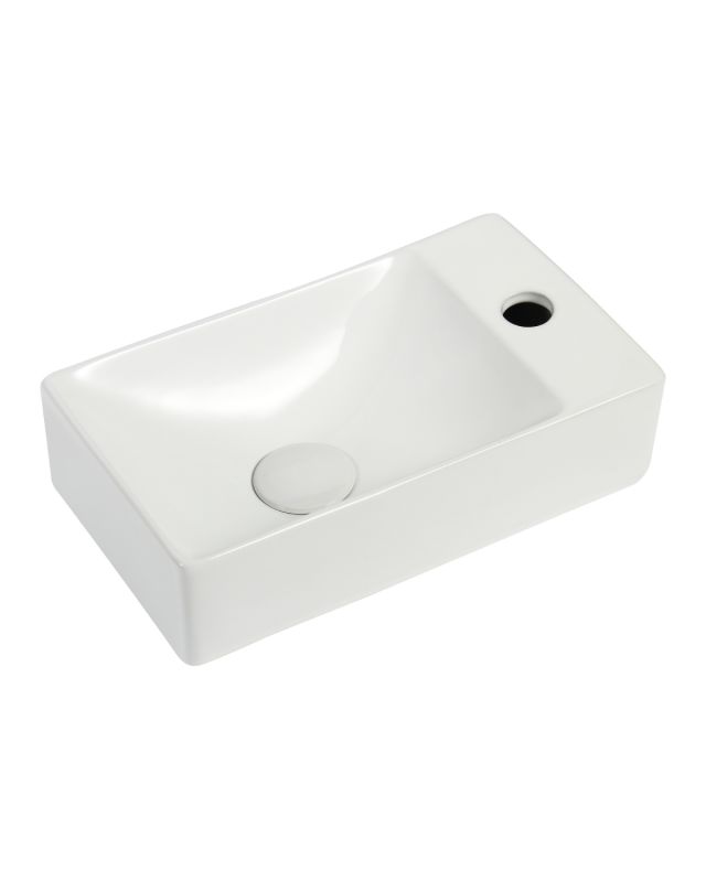 Раковина Orange  B05-375LW белая L фото 1