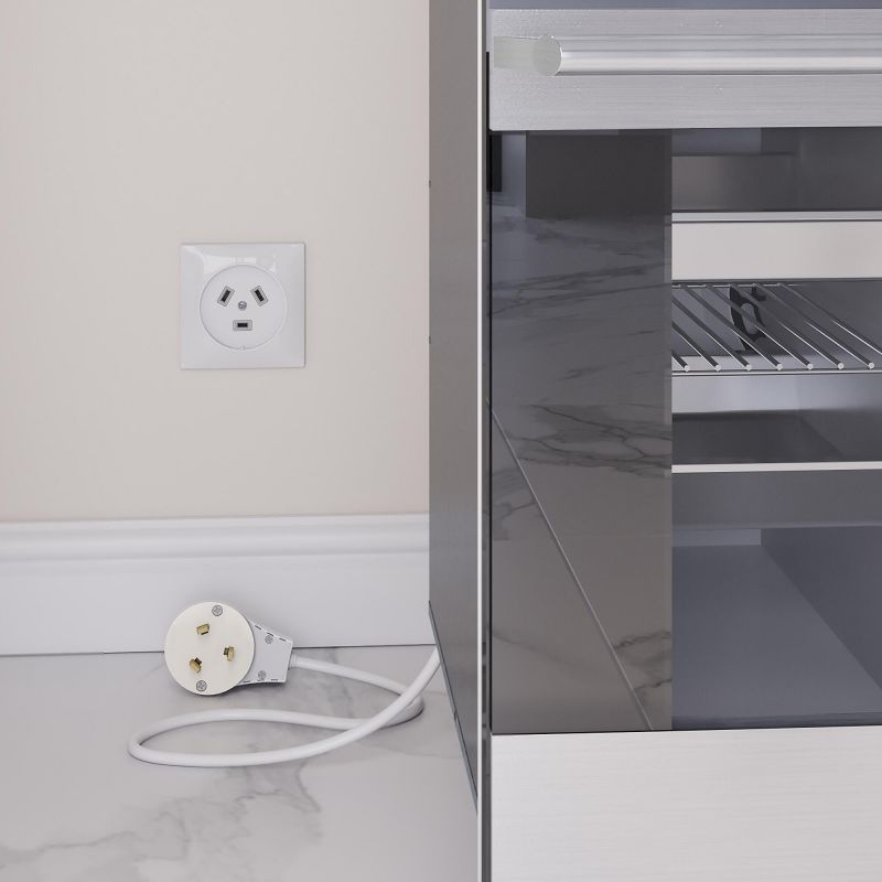 Розетка с вилкой для электроплиты 32А 250В (белый) Werkel W1189201 фото 4