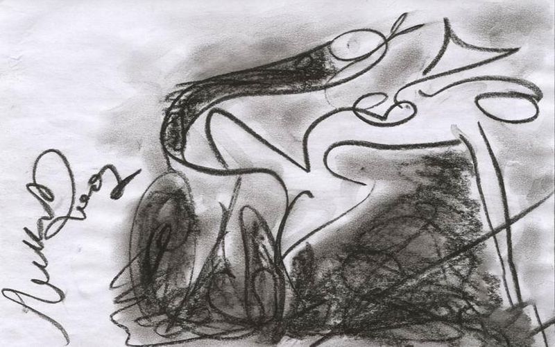 Картина "Эротикон со змеей" Лика Волчек