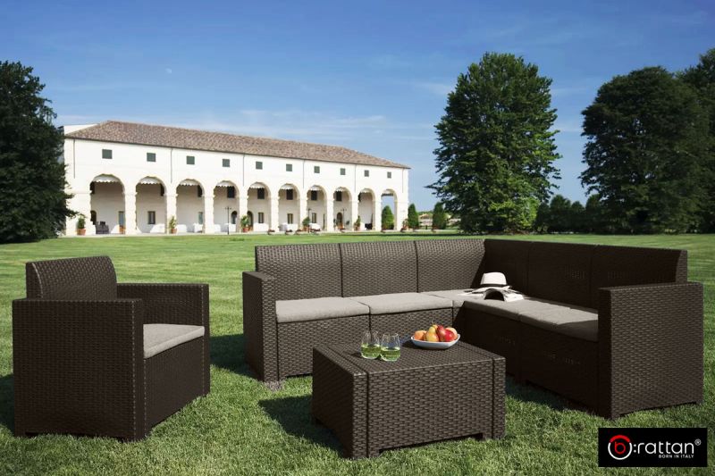 Комплект мебели B:Rattan NEBRASKA CORNER Set BD-2604278