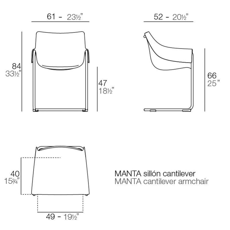 Стул консольный Manta Vondom BD-2608388 фото 11