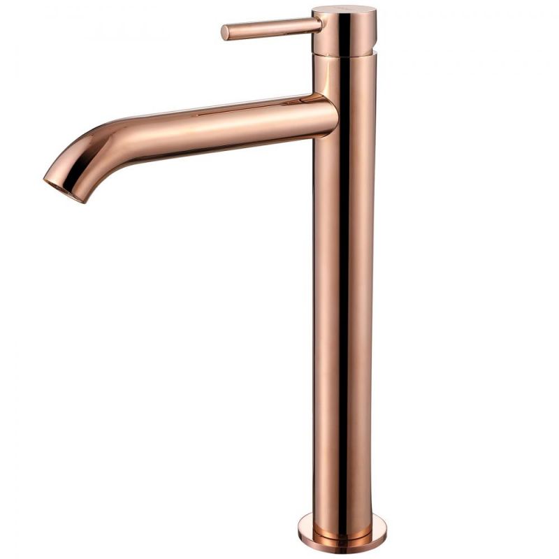 Смеситель для раковины Abber Wasser Kreis AF8111RG, розовое золото фото 1