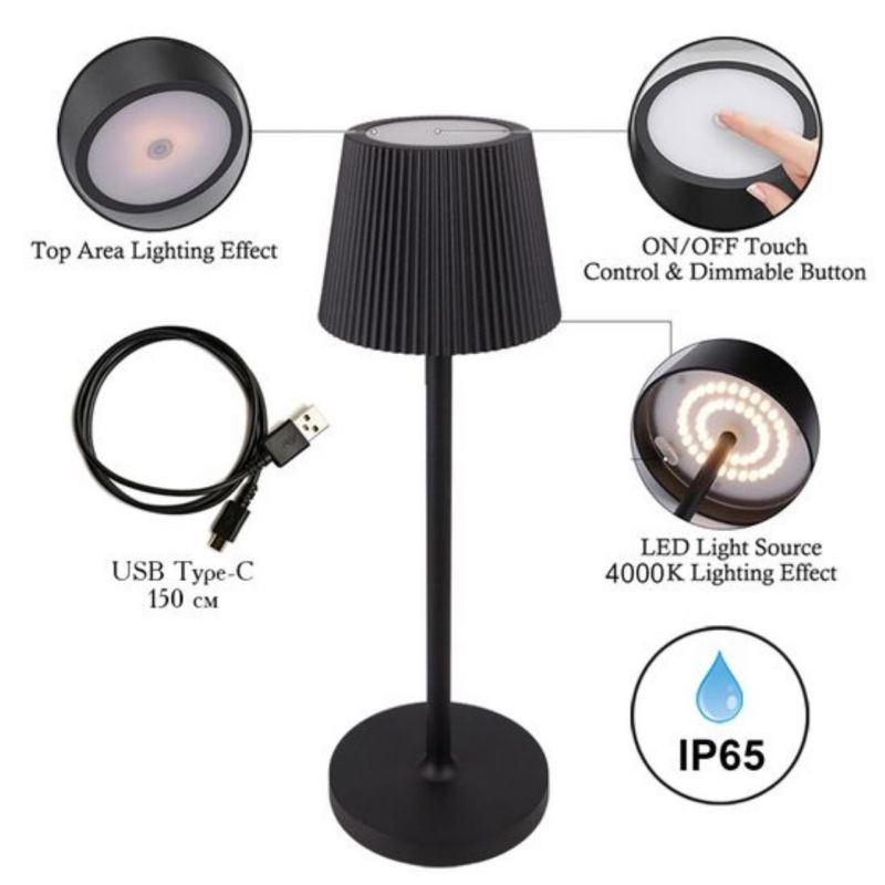 Светильник настольный Arte Lamp Fuyue A1616LT-1BK