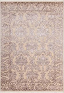 Индийский ковер из шерсти и арт-шёлка Carpet «KING OF AGRA» NO55N-CRE-CRE 68 x 134 см