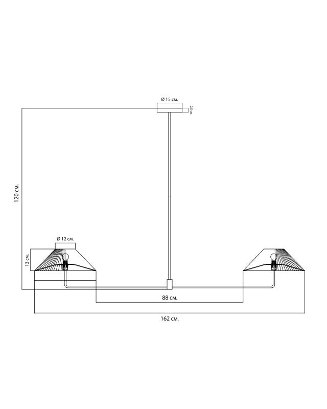 Чёрная люстра LH Mirror Home Харриет BD-3069855 фото 8