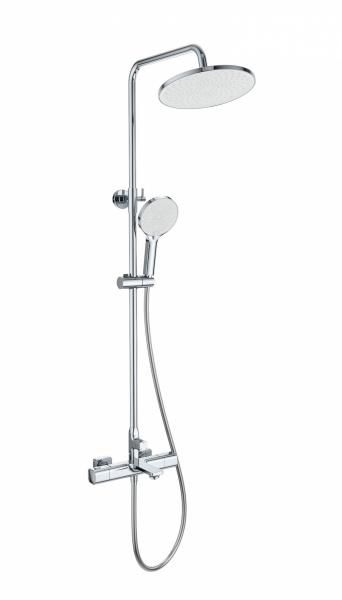 Душевая стойка с термостатом WONZON & WOGHAND WW-C3011-A-CR Хром фото 1