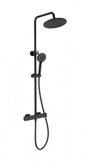 Душевая стойка с термостатом WONZON & WOGHAND WW-B3051-A-MB Черный