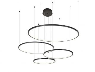 Люстра Newport 15000 LED 3100K(теплый) 105W 15104/S black glossy