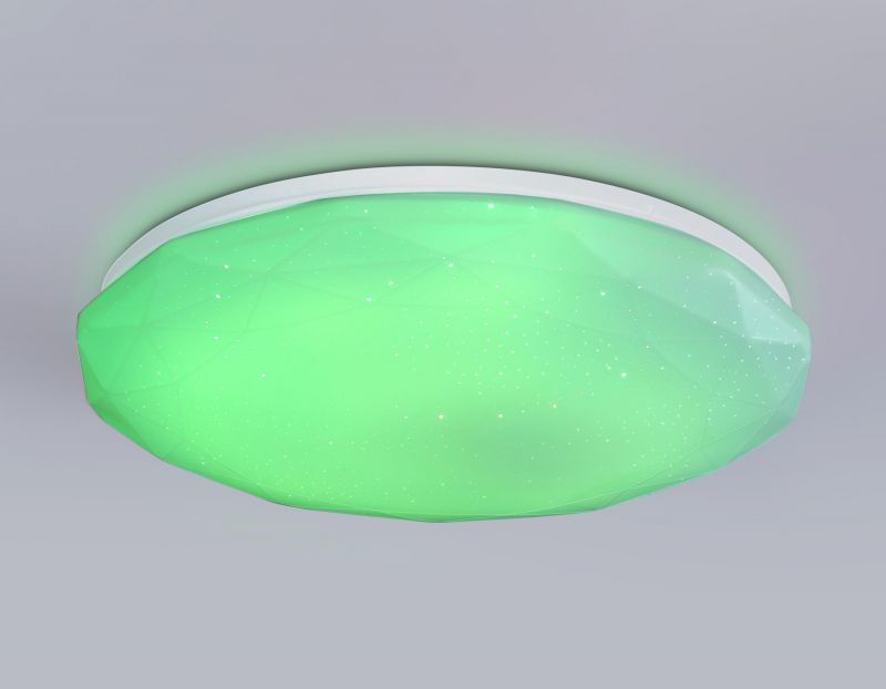 Светодиодный светильник RGB с пультом управления Ambrella FZ IP20 LED 3000-6500+RGB(теплый, белый, холодный) 66W FZ418 фото 3