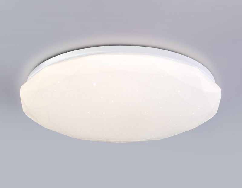 Светодиодный светильник RGB с пультом управления Ambrella FZ IP20 LED 3000-6500+RGB(теплый, белый, холодный) 66W FZ418 фото 1