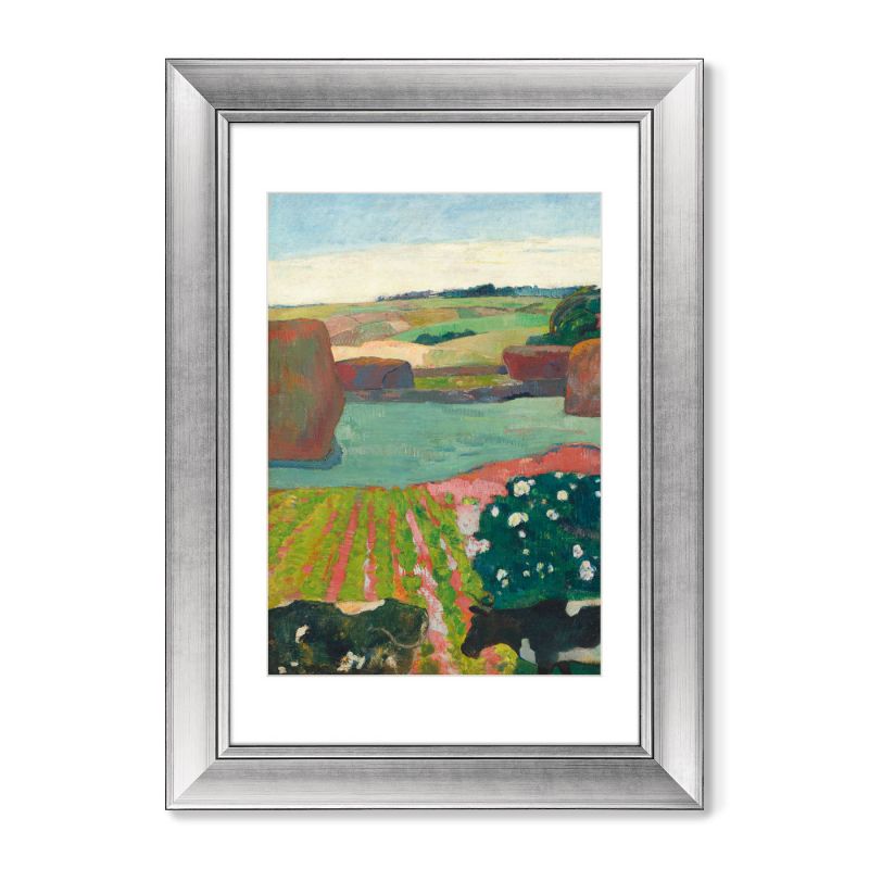 Набор из 2-х репродукций картин в раме Haystacks in Brittany, 1890г. ArtNoMore BD-2090754 фото 2