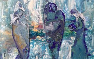 Картина "Синие фиги для падишаха (серия "Ненаписанные сказки")" Елена Березина