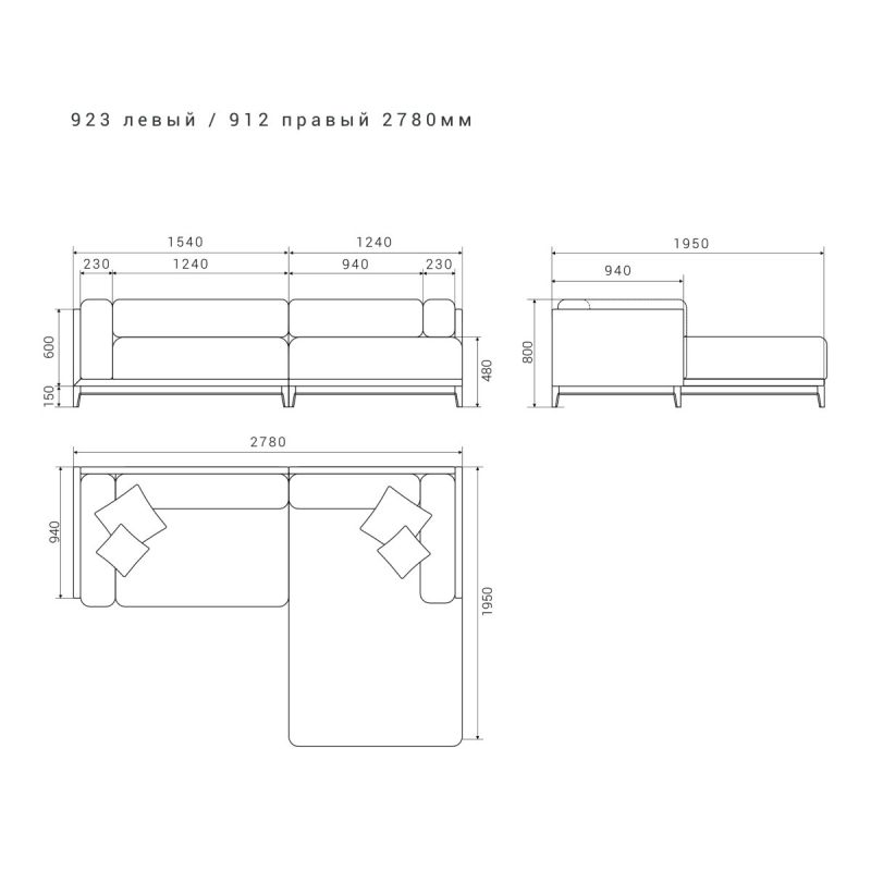 Диван The IDEA Case BD-2373251