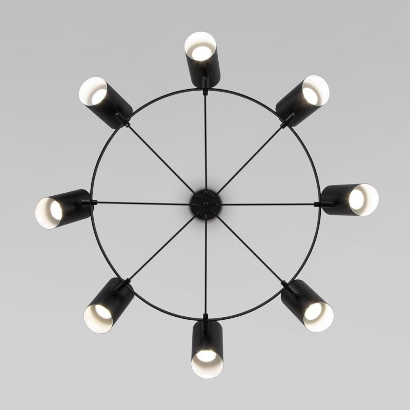 Подвесной светильник Eurosvet Splay в стиле лофт 70147/8 черный