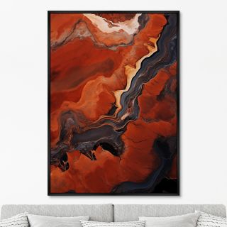 Репродукция картины ArtNoMore на холсте Stone color palettes and shapes, No 2, 2024г.