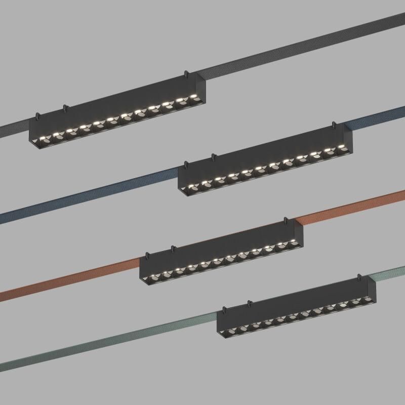 Cветильник для трека-ремня Denkirs Grill LED 12W 2700-6000K(регулируемый) черный, алюминий DK5670-BK фото 2