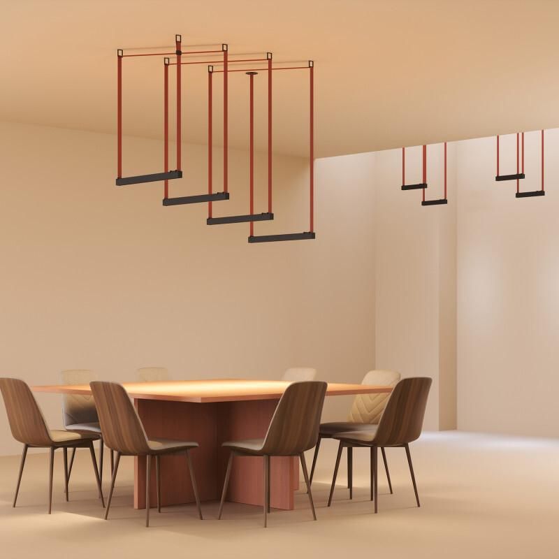 Cветильник для трека-ремня Denkirs Grill LED 12W 2700-6000K(регулируемый) черный, алюминий DK5670-BK фото 4