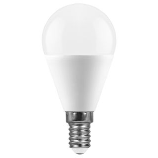 Лампа светодиодная Feron SAFFIT 15W 230V E14 6400K G45, SBG4515 55211