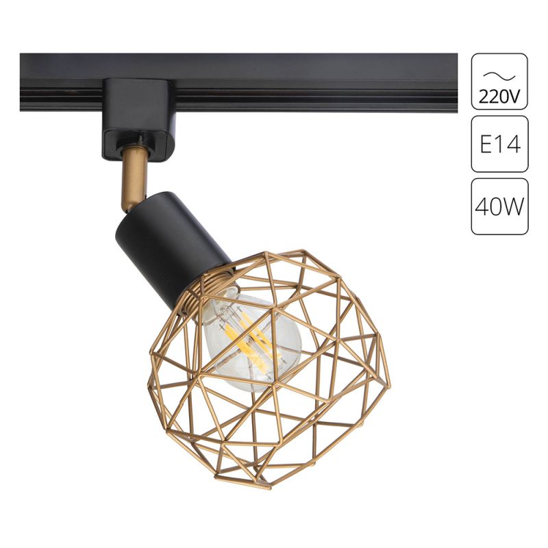Трековый светильник Arte Lamp SOSPIRO A6141PL-1GO фото 1