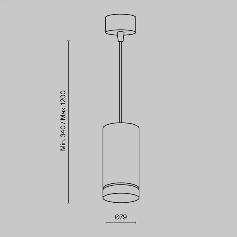 Подвесной светильник Maytoni Pendant Orlo P085PL-12W3K-W