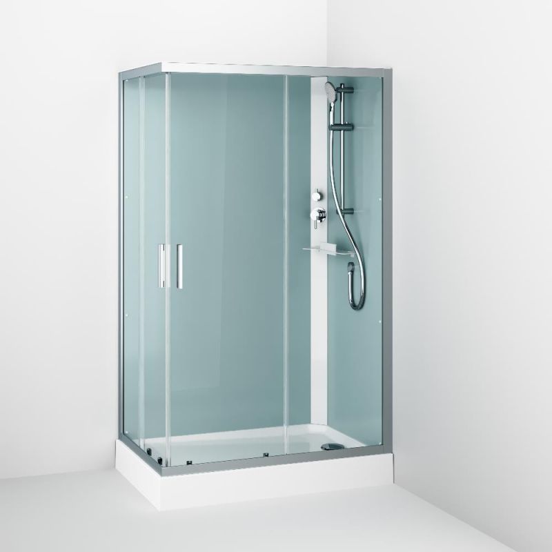 Душевая кабина AM.PM Gem W90C-404-12090MT 120х90 см, матовый хром фото 5