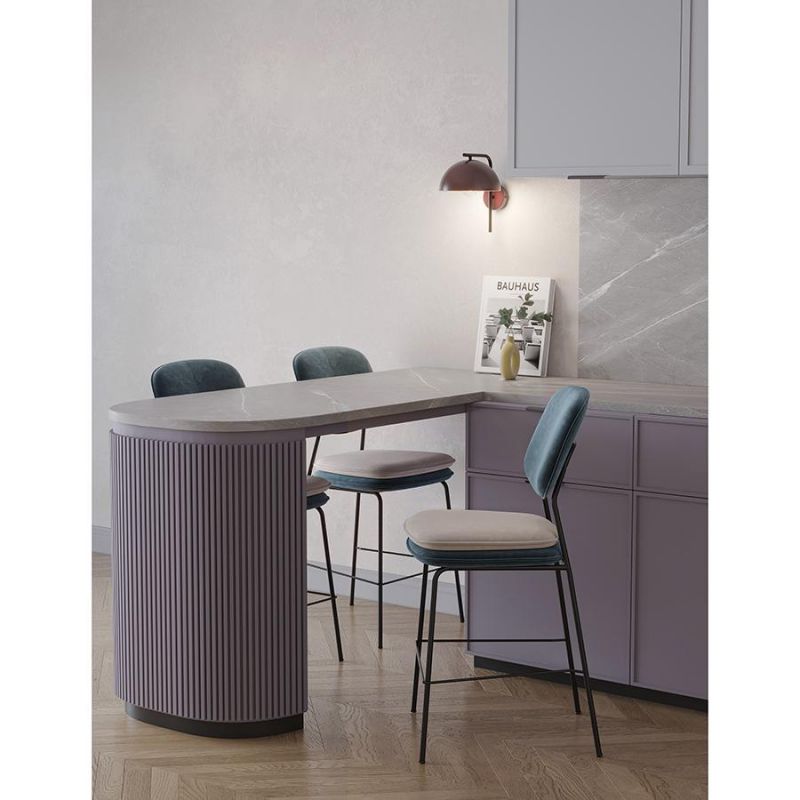 Стул полубарный велюровый Bergenson Bjorn BD-3013272 фото 4