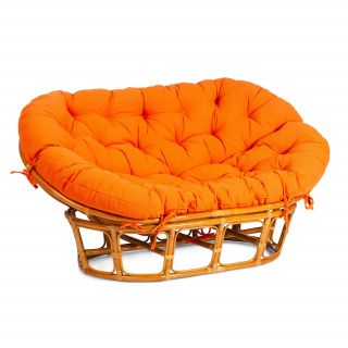 Диван TetChair MAMASAN 23/02 W /с подушкой/ орех, оранжевый BD-3074187