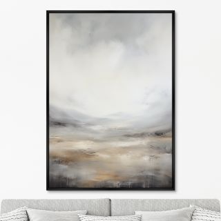 Репродукция картины ArtNoMore на холсте Landscape Collection, Grey foothills, No 2, 2024г.