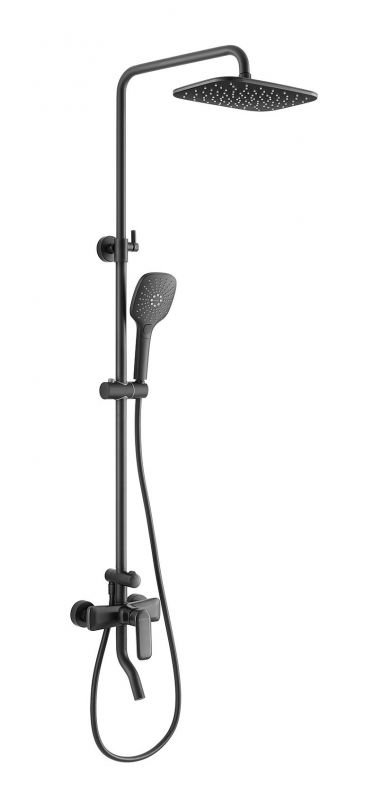 Душевая стойка ARROW AG3311BC, черный матовый фото 1