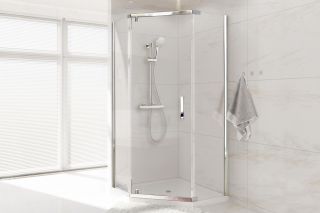 Душевой уголок Royal Bath TR RB1185TR-T-CH 110 стекло прозрачное/профиль хром