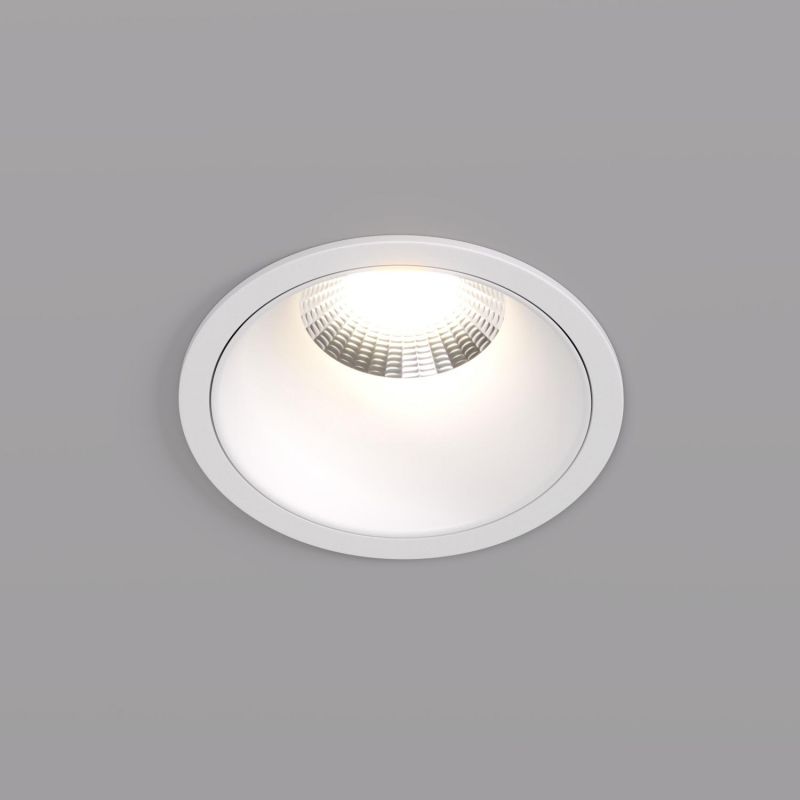 Встраиваемый светильник Denkirs IP 20, 7 Вт, LED 3000, белый, алюминий DK4400-WH фото 1