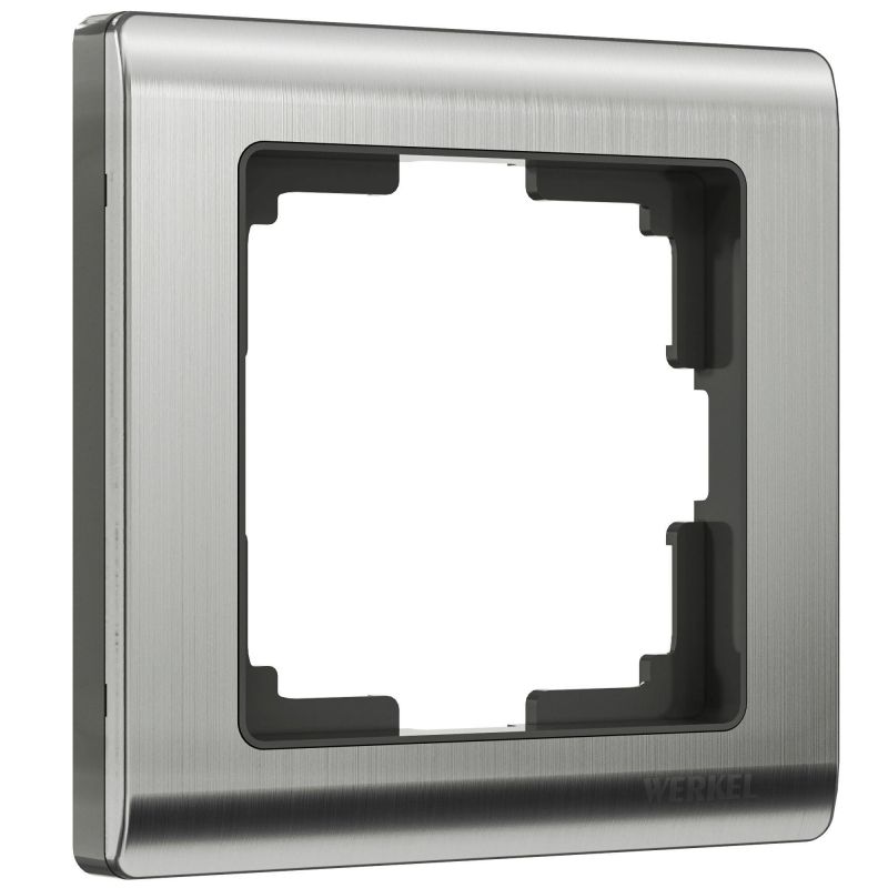 Рамка на 1 пост (глянцевый никель) Werkel W0011602 фото 1
