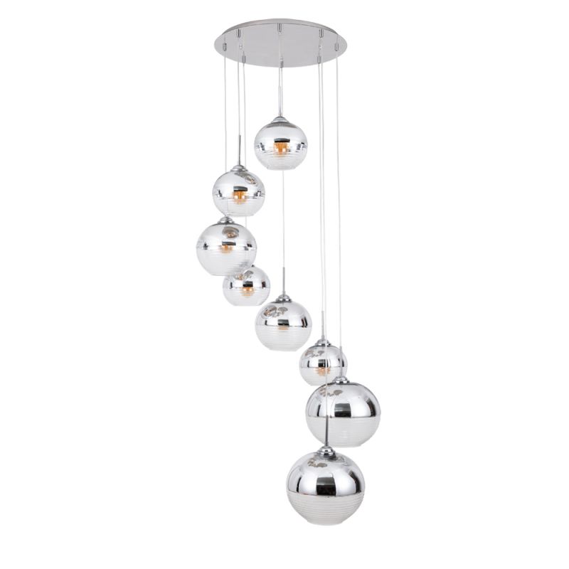 Подвесной светильник Arte Lamp WAVE E14 A7760SP-8CC фото 1