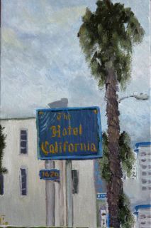 Картина "Вот он какой, The Hotel California" Ирина Гвоздецкая