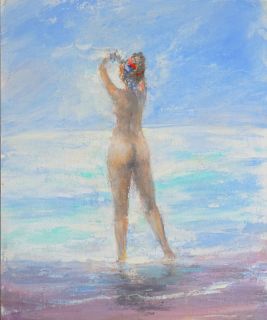 Картина "Селфи на пляже" Соловьев Алексей