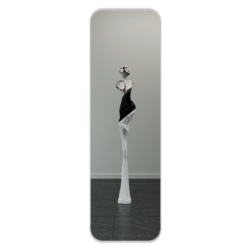Настенное зеркало в раме GENGLASS KUVINO L BD-2374087 белое фото 1