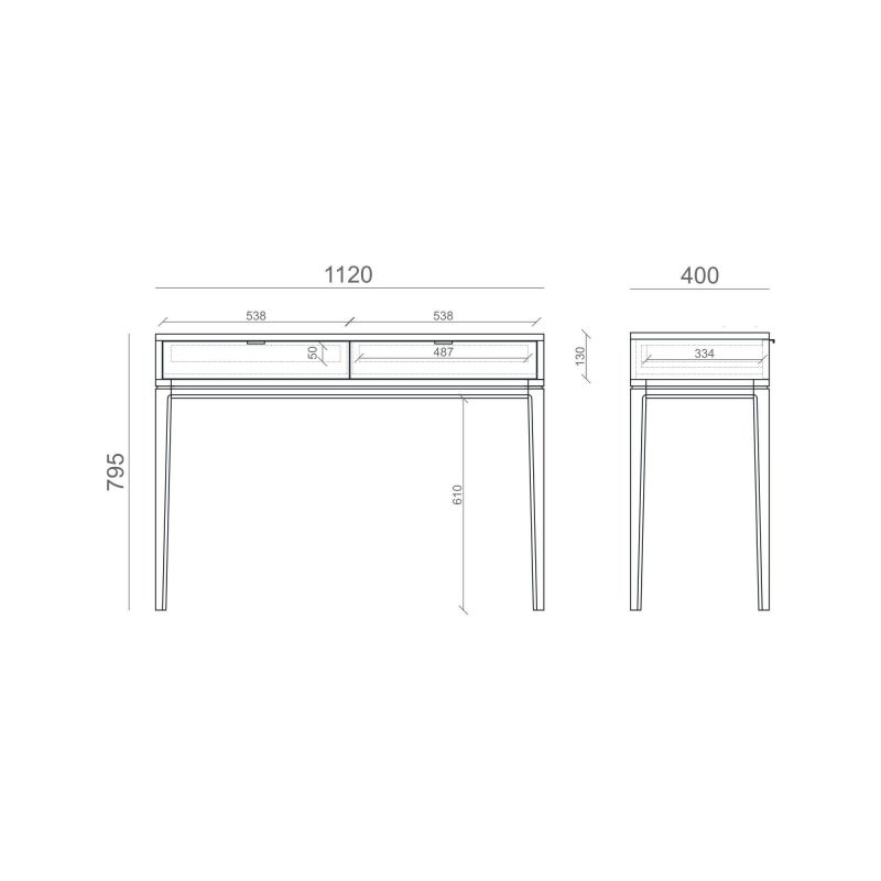 Консольный стол The IDEA INSPIRE TIMELESS BD-3041907