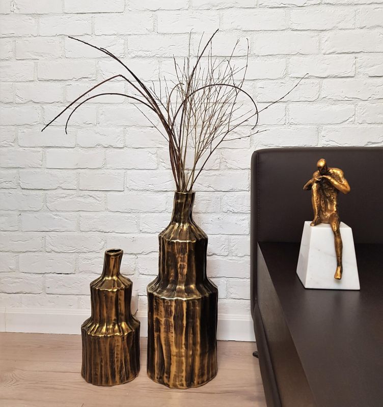 Ваза Sotogrande Brown Tree grain bottle, 50*20*20 cm BD-3049002 фото 5