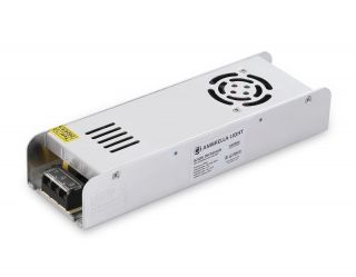 Блок питания с EMC для светодиодной ленты 24V 360W 15A IP20 185-260V 223*67*40 GS8686 Ambrella GS8686