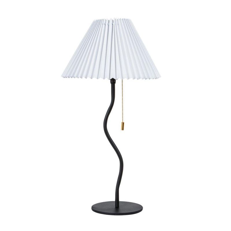 Декоративная настольная лампа Arte Lamp AGATHA 15W E27 A5069LT-1BK фото 1