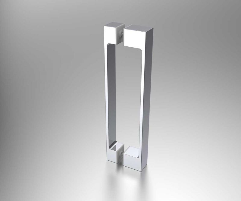 Душевая дверь в нишу Vincea Alpha VDS-3AL150MT, 1500, профиль хром, стекло тонированное фото 6