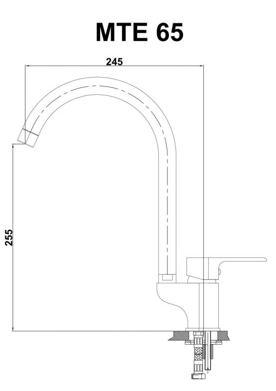 Смеситель для кухни GPD Atros MTE65 фото 7