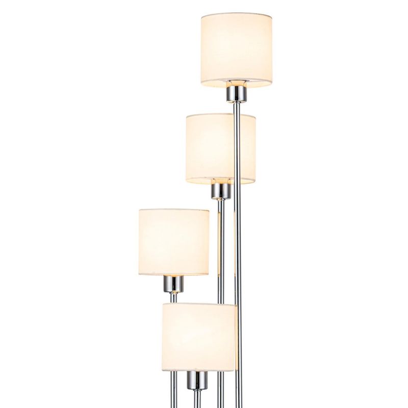 Напольный светильник Escada Denver 1109/4 E14*40W Chrome/Beige