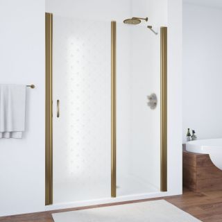 Душевая дверь Vegas Glass EP-F-1 105 05 R05 R, профиль бронзовый, стекло с узором