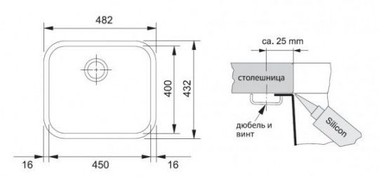 Мойка Franke Galassia GAX 122.0021.440