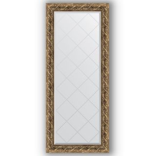 Зеркало с гравировкой в багетной раме 66x155 Evoform EXCLUSIVE-G BY 4141 фреска