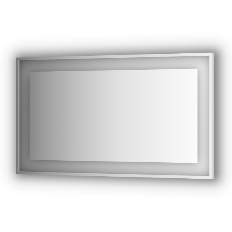 Зеркало в багетной раме со встроенным LED-светильником 31,5 W 130x75 Evoform LEDSIDE BY 2208