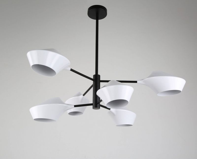 Подвесной светильник Lumina Deco Romina LDP 6037-6 WT+BK