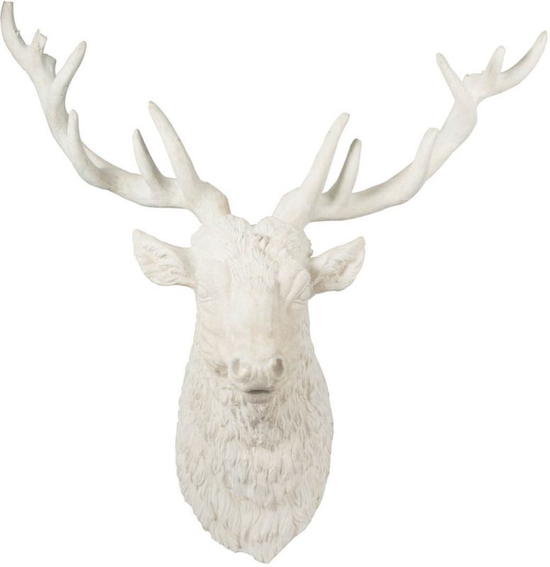 Мастерская - Голова оленя (изюбра) из дерева с натуральными рогами
