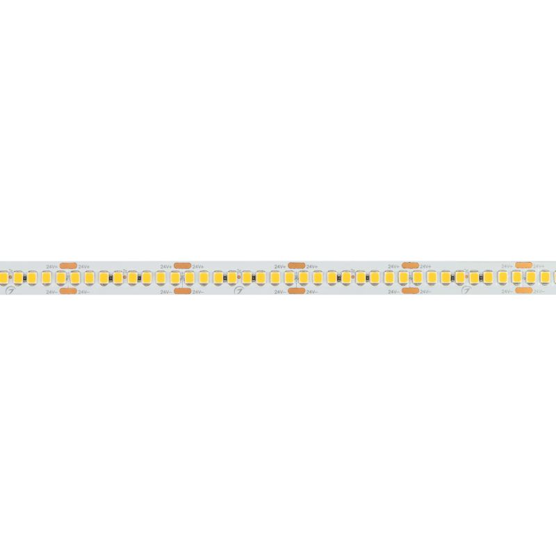 Светодиодная лента RT-A240-10mm 24V Warm2700 (22 W/m, IP20, 2835, 5m) (Arlight, высок.эфф.150 лм/Вт)